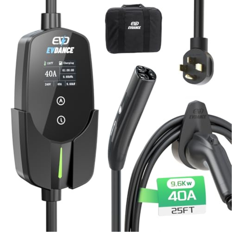 Ev Charger Wallbox - EVDANCE Portable EV Charger for Tesla