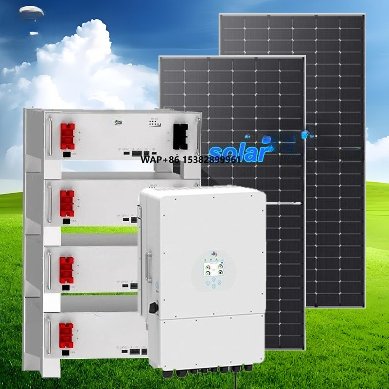 Solar Panel System 10Kw - 12kw Hybrid Solar Energy System Complete