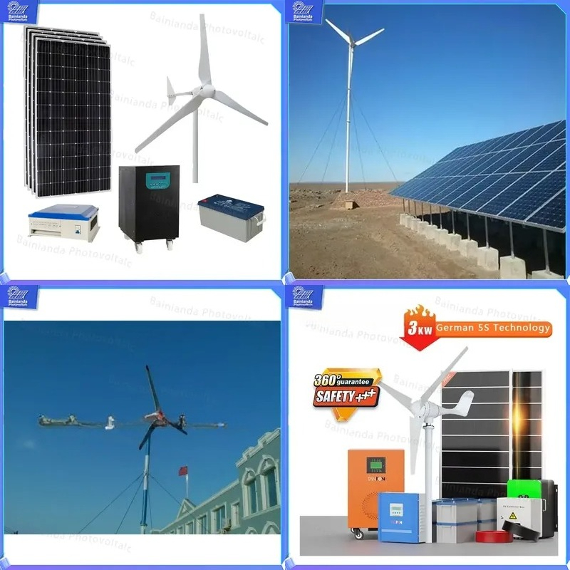 Renewable Energy Wind Solar - 1KW 2KW 3KW 5KW 10KW 20KW