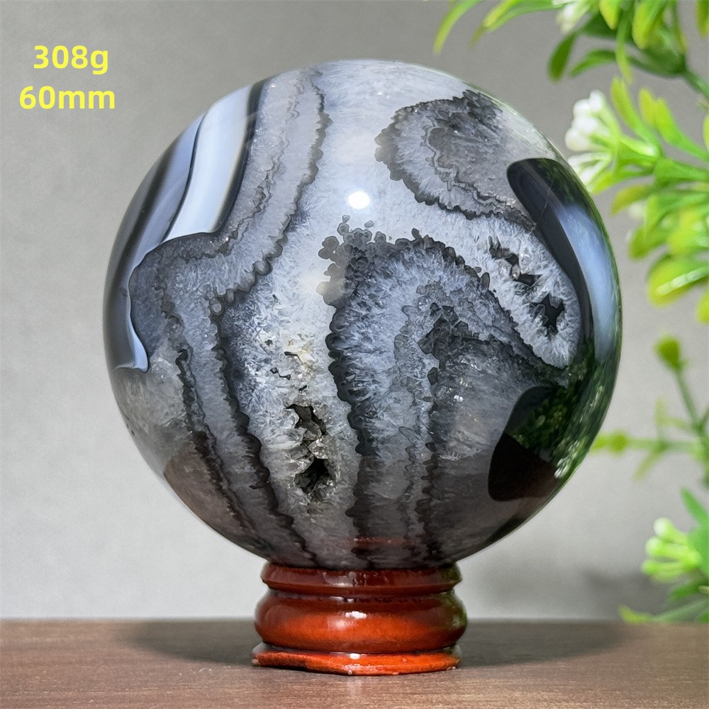 Natural Black Agate Mineral Qu - Renewable Energy Infrastructure 评论和价格