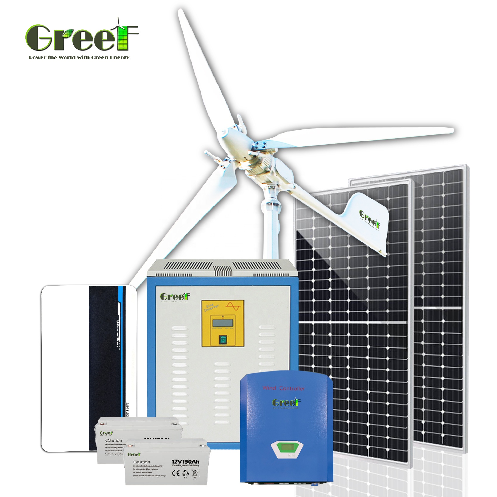 Wind and Solar Panel Complete  - Wind Solar Hybrid Kit 评论和价格