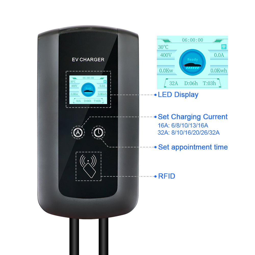 Kolanky 32A 7.2/22KW EV Chargi - Ev Charger Wallbox 评论和价格